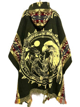 Alpaca Poncho Hoodie - Eagle Dreamcatcher